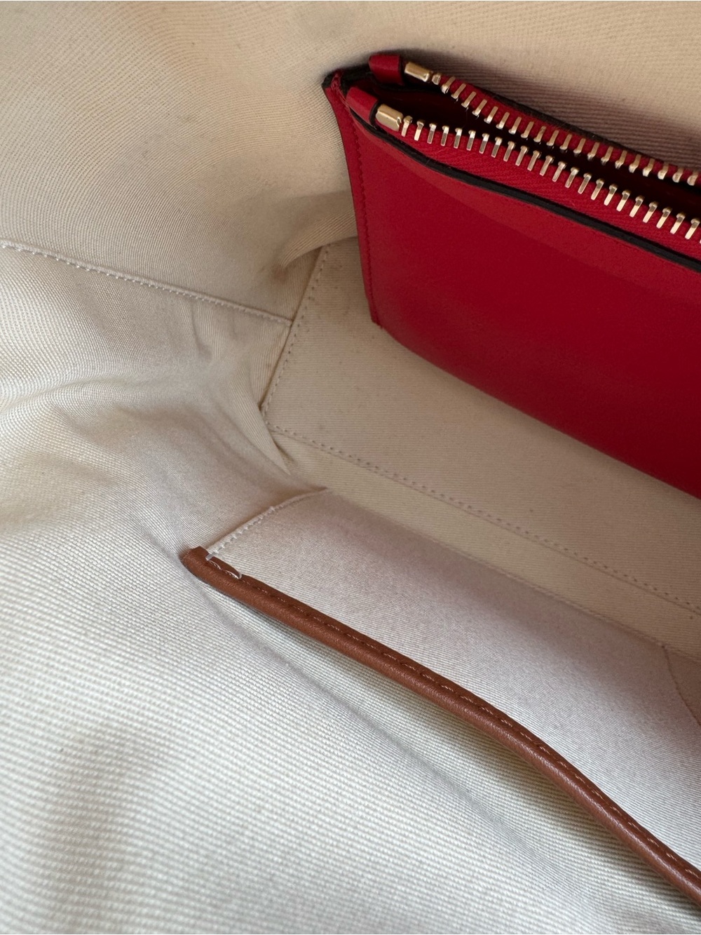 Authentic Valentino Rockstud raffia straw and brown leather tote bag - Picture 14 of 15
